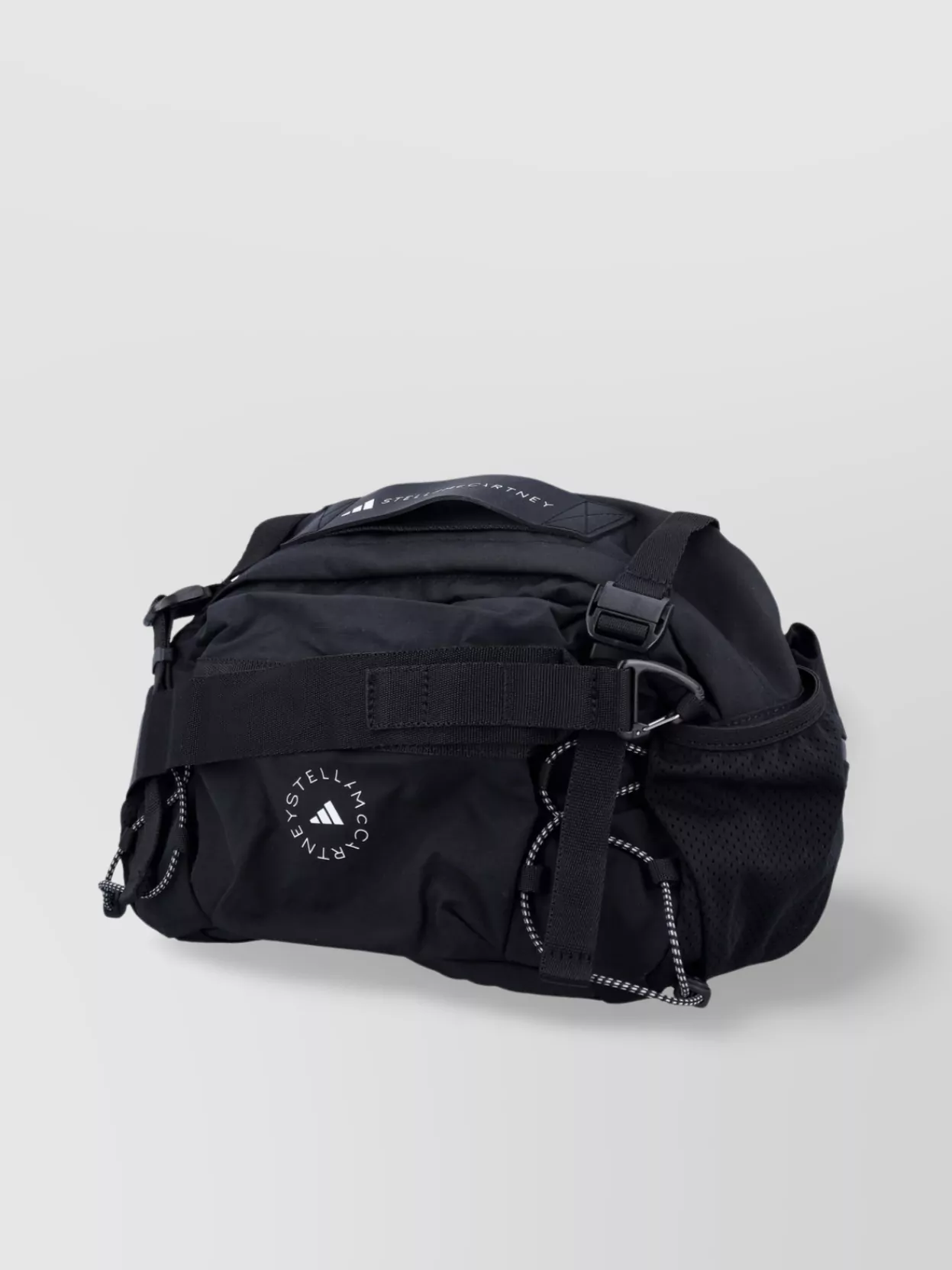 Adidas By Stella Mccartney Belt Bag Adjustable Strap Front Pocket Mesh Panels