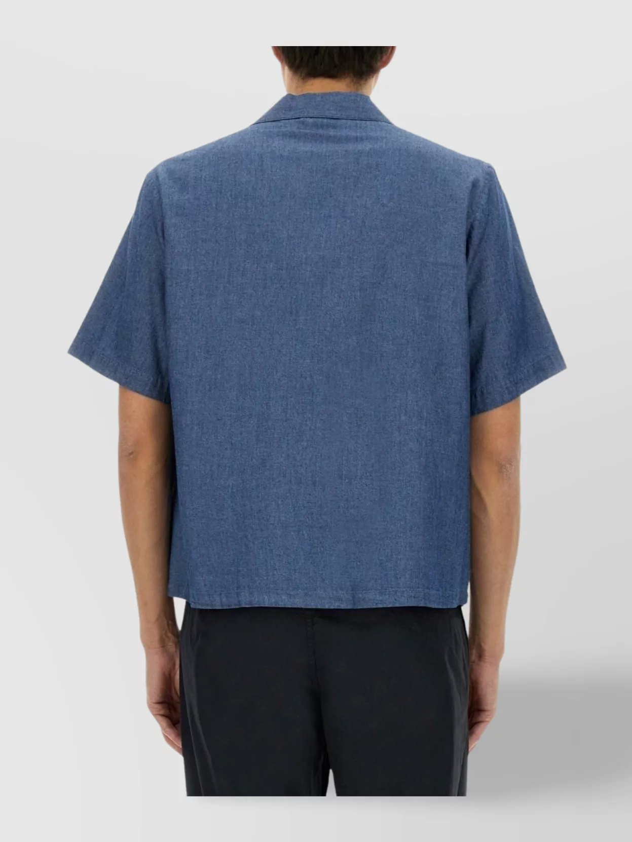 Aspesi Short Sleeves Spread Collar Chest Pocket Shirt
