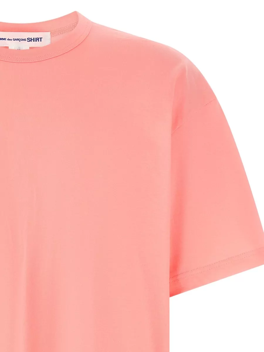 Comme Des Garçons Logo Print Cotton Jersey Short-Sleeve T-Shirt