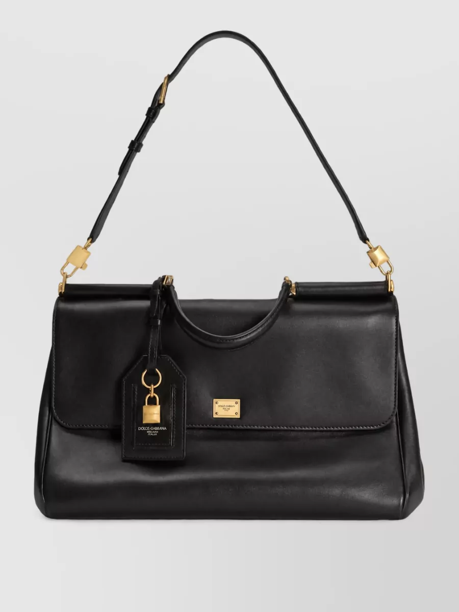 Dolce&Gabbana My Sicily Leather Shoulder Bag