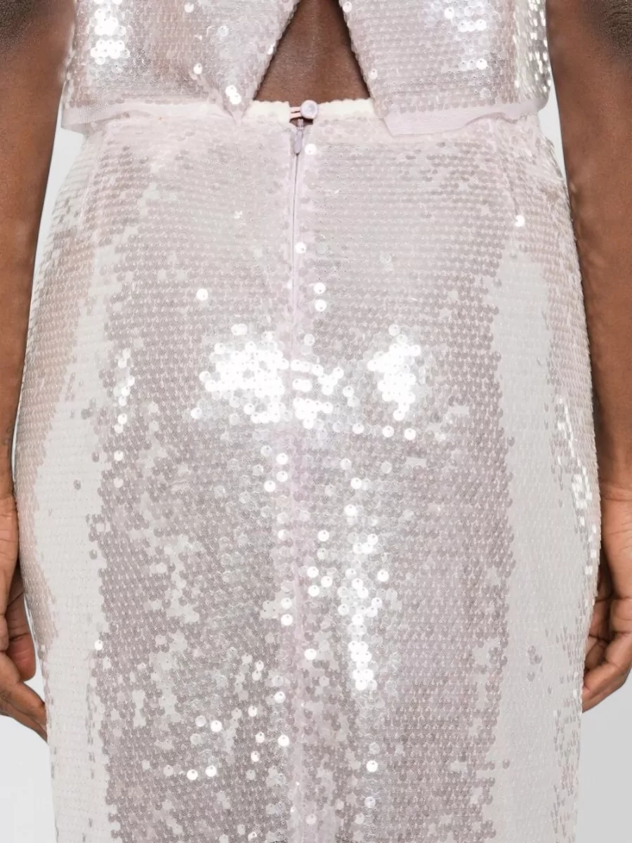 Forte Forte Sequined Midi Skirt