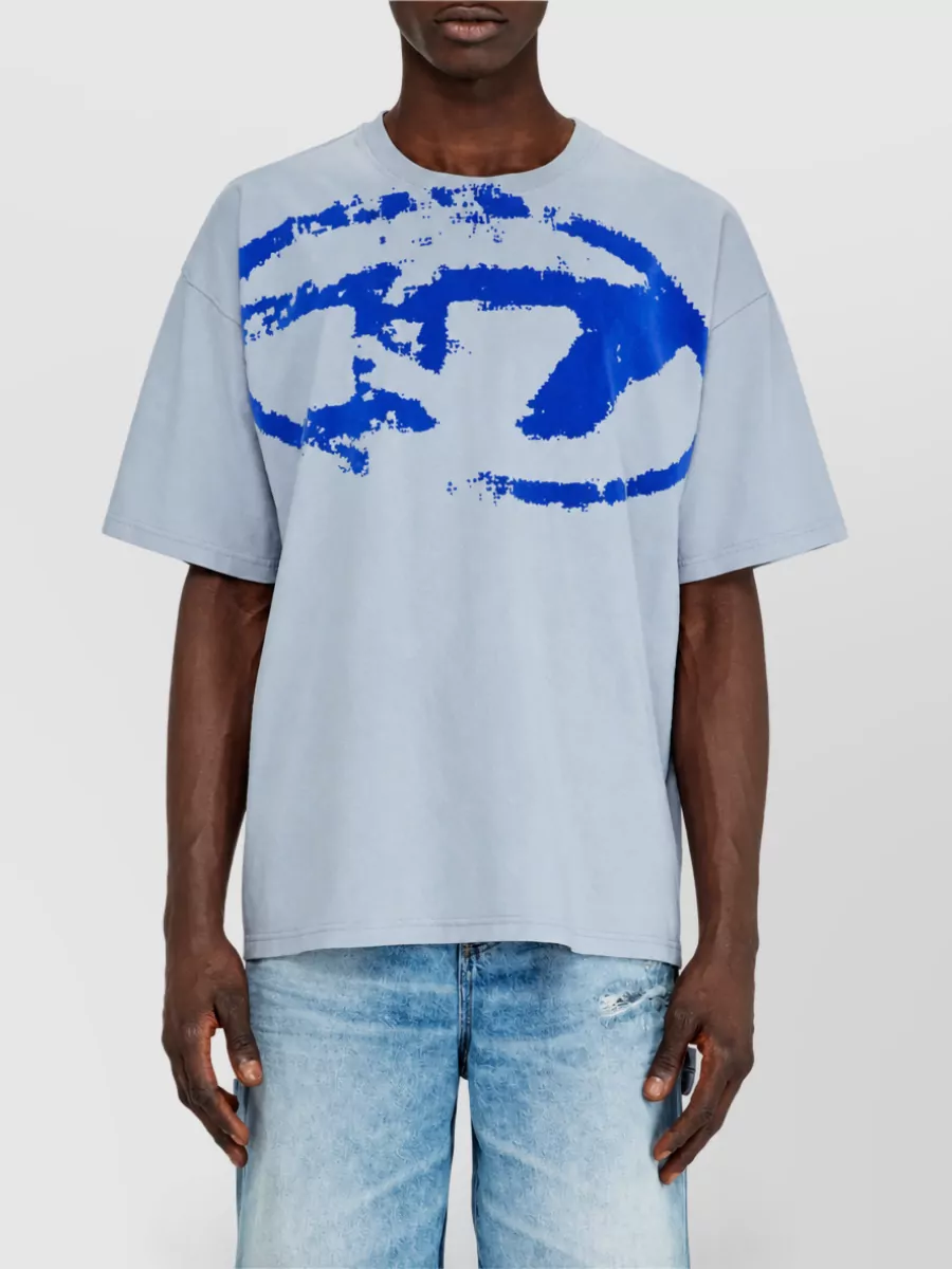 Diesel Cotton Relaxed-Fit Logo-Print T-Shirt