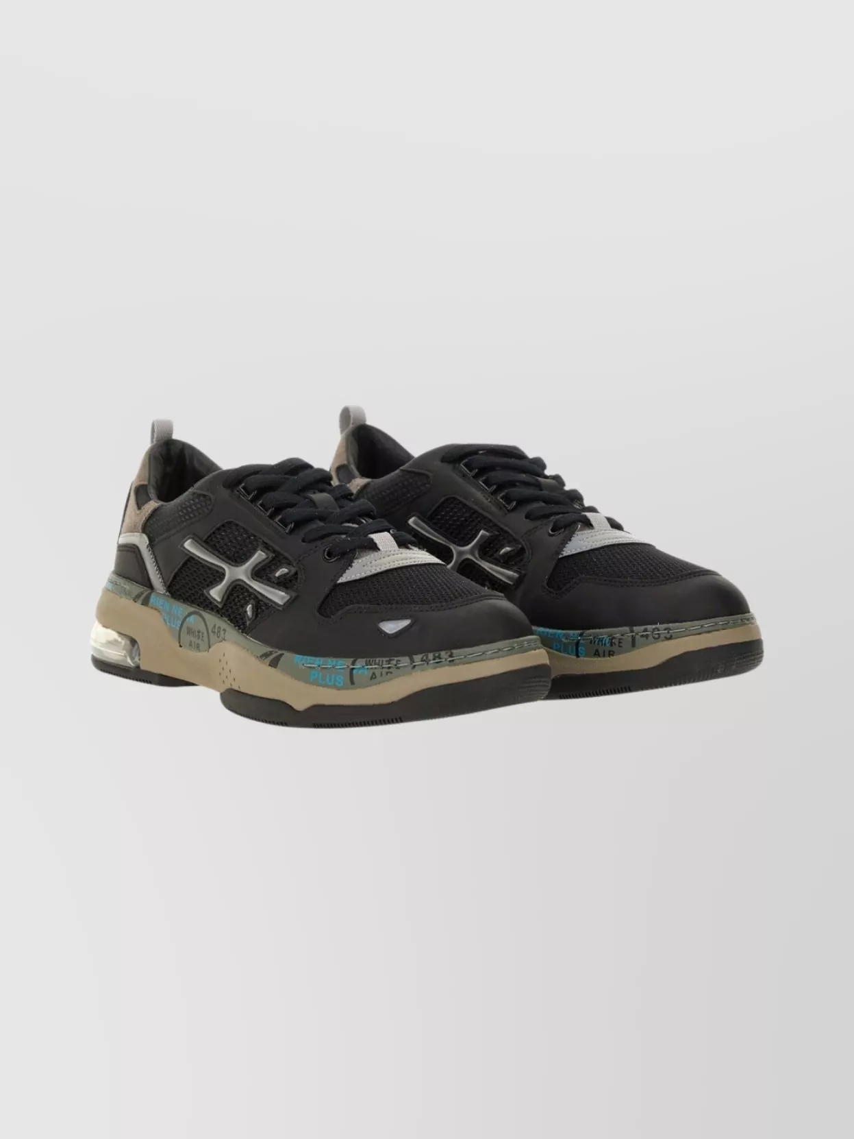 Premiata Breathable Sneakers Rubber Sole