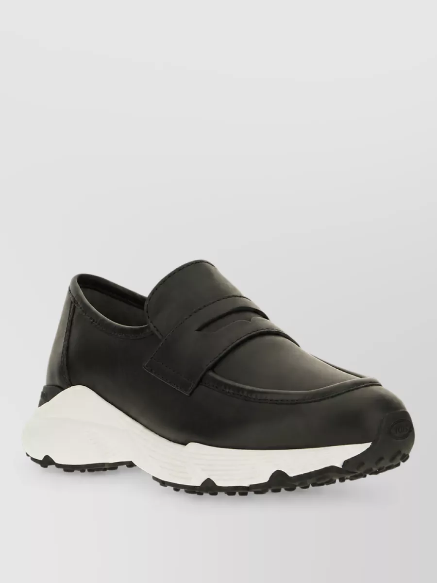 Tod's leather slip-on sneakers