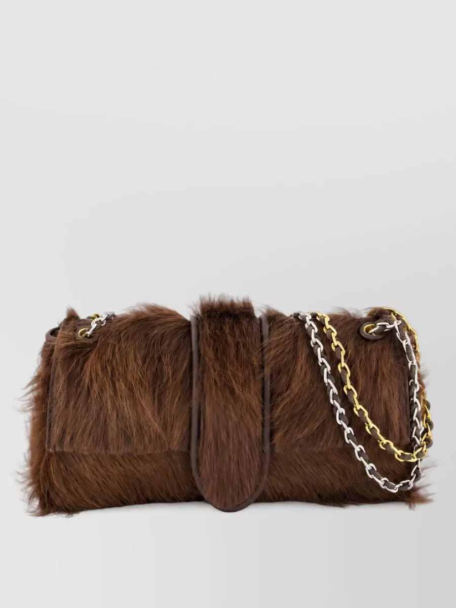 Jacquemus le bambino leather clutch bag