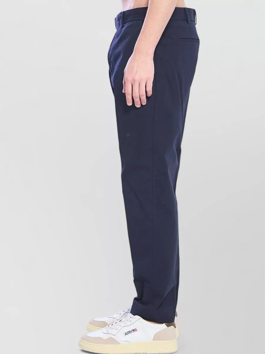 Pt Torino Rebel Stretch Cotton Straight Leg Trousers