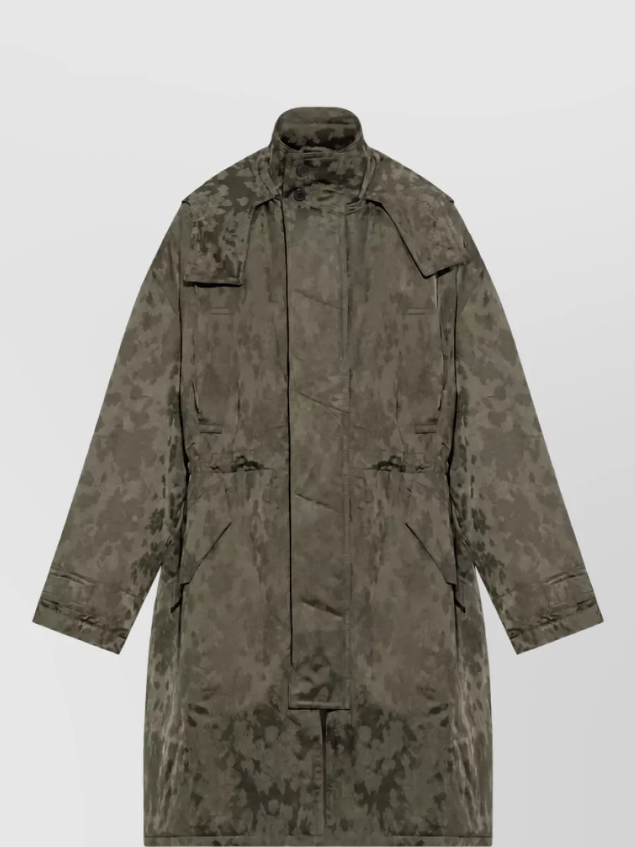 Dries Van Noten linen-blend coat