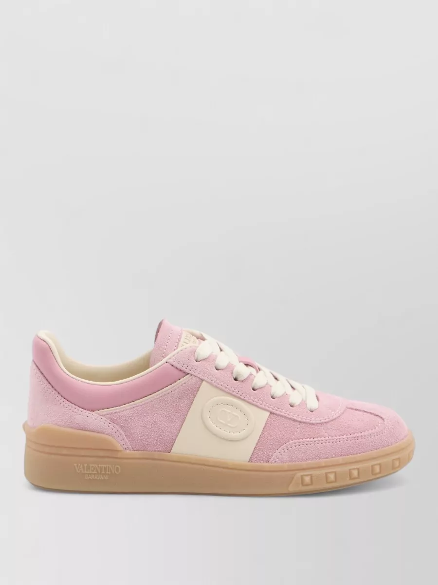 Valentino Garavani Calfskin Leather Low-Top Sneakers