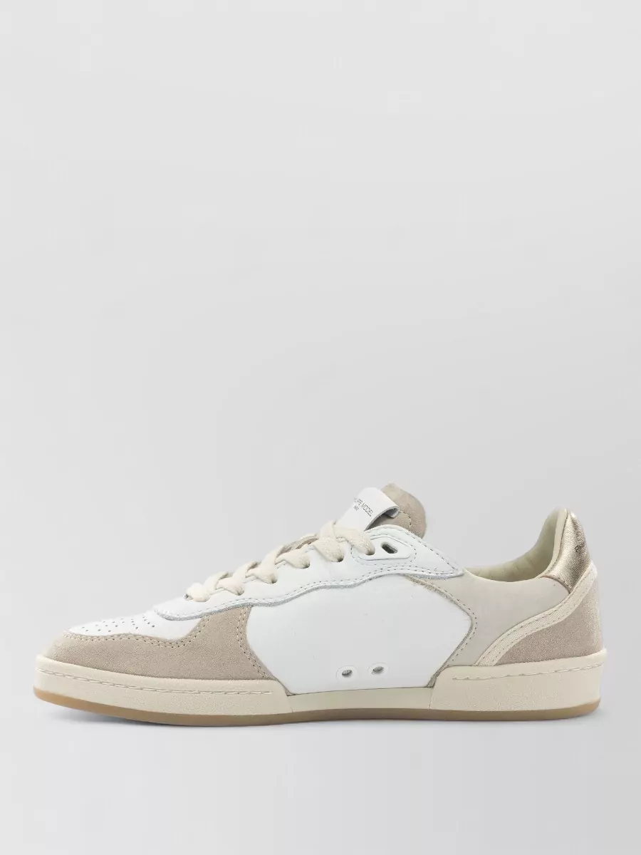 Philippe Model Sneakers Slip On Suede Panels Perforated