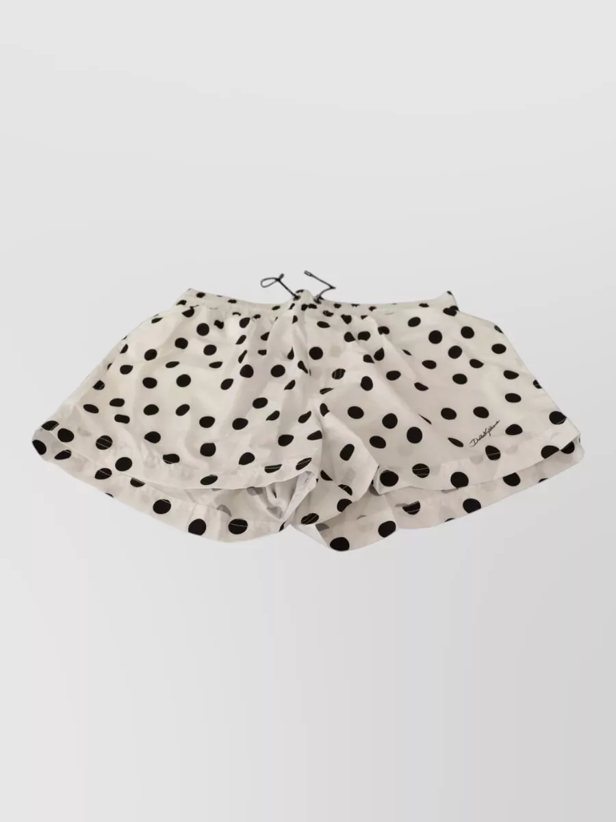 Dolce&Gabbana leaf print swim shorts