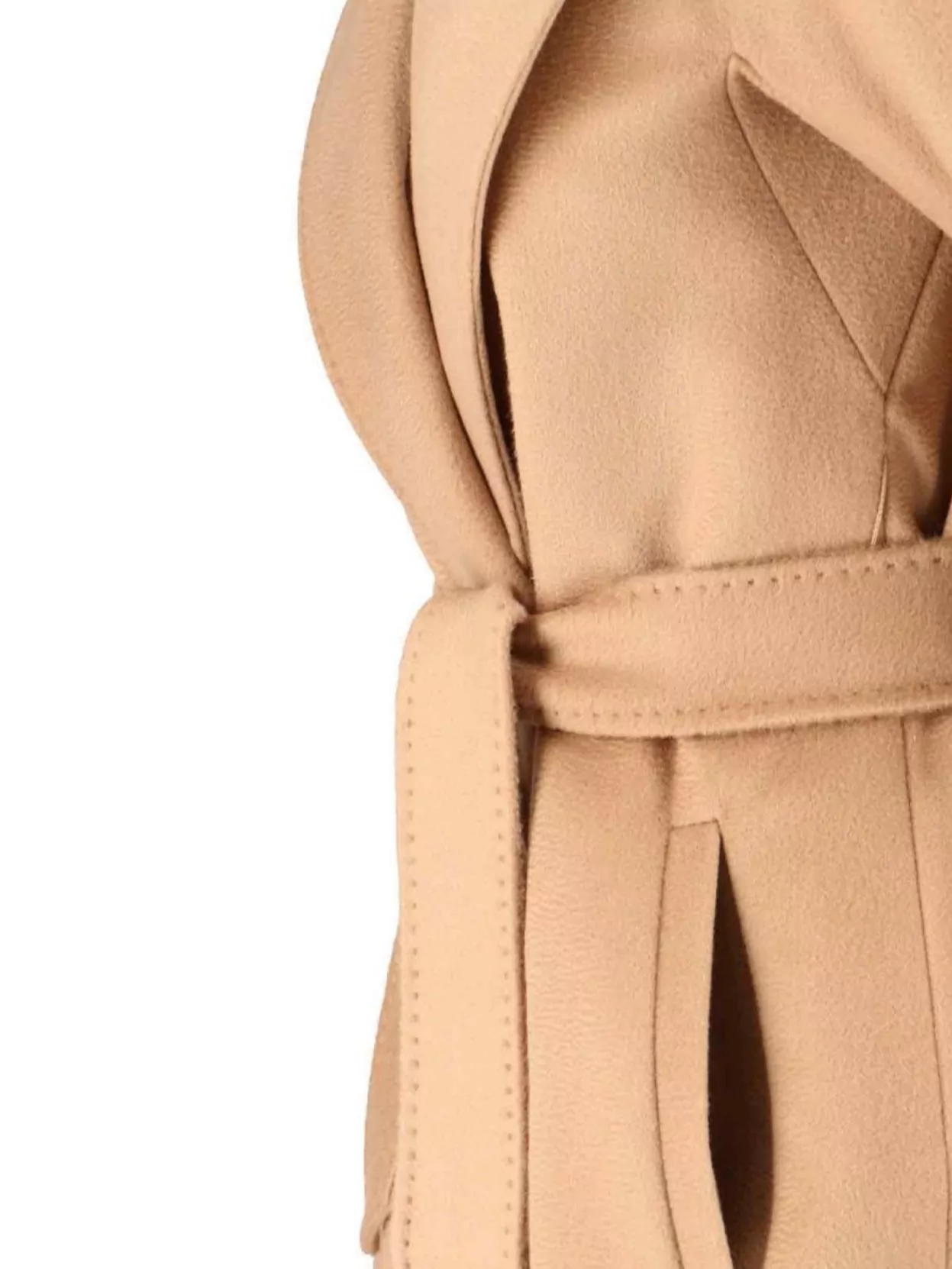 Max Mara Waist Belted Long Length Jacket