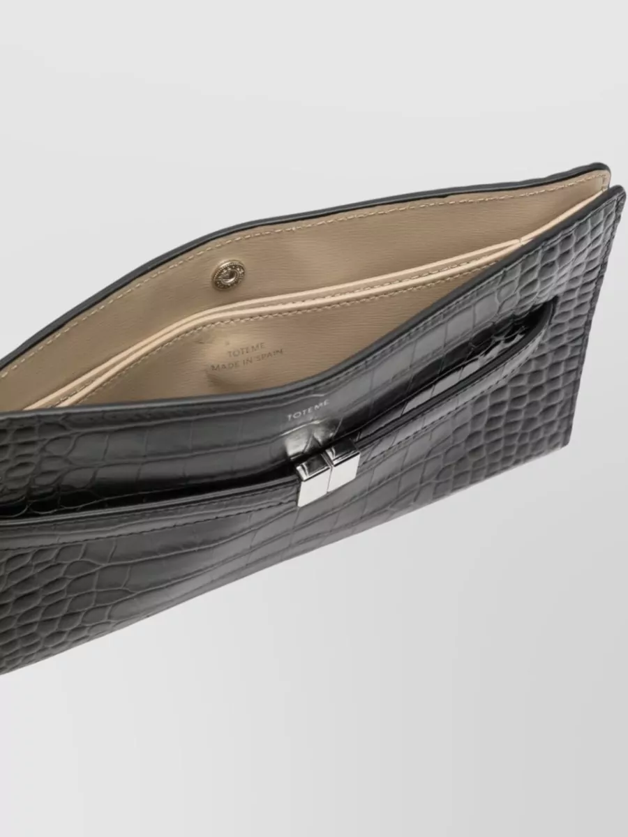 Totême Mini Leather Crossbody Clutch Bag