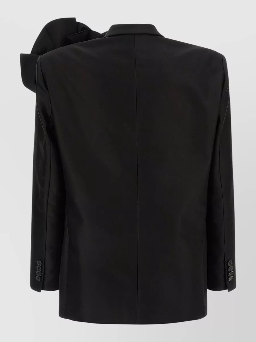 Magda Butrym Cotton Single-Breasted Blazer