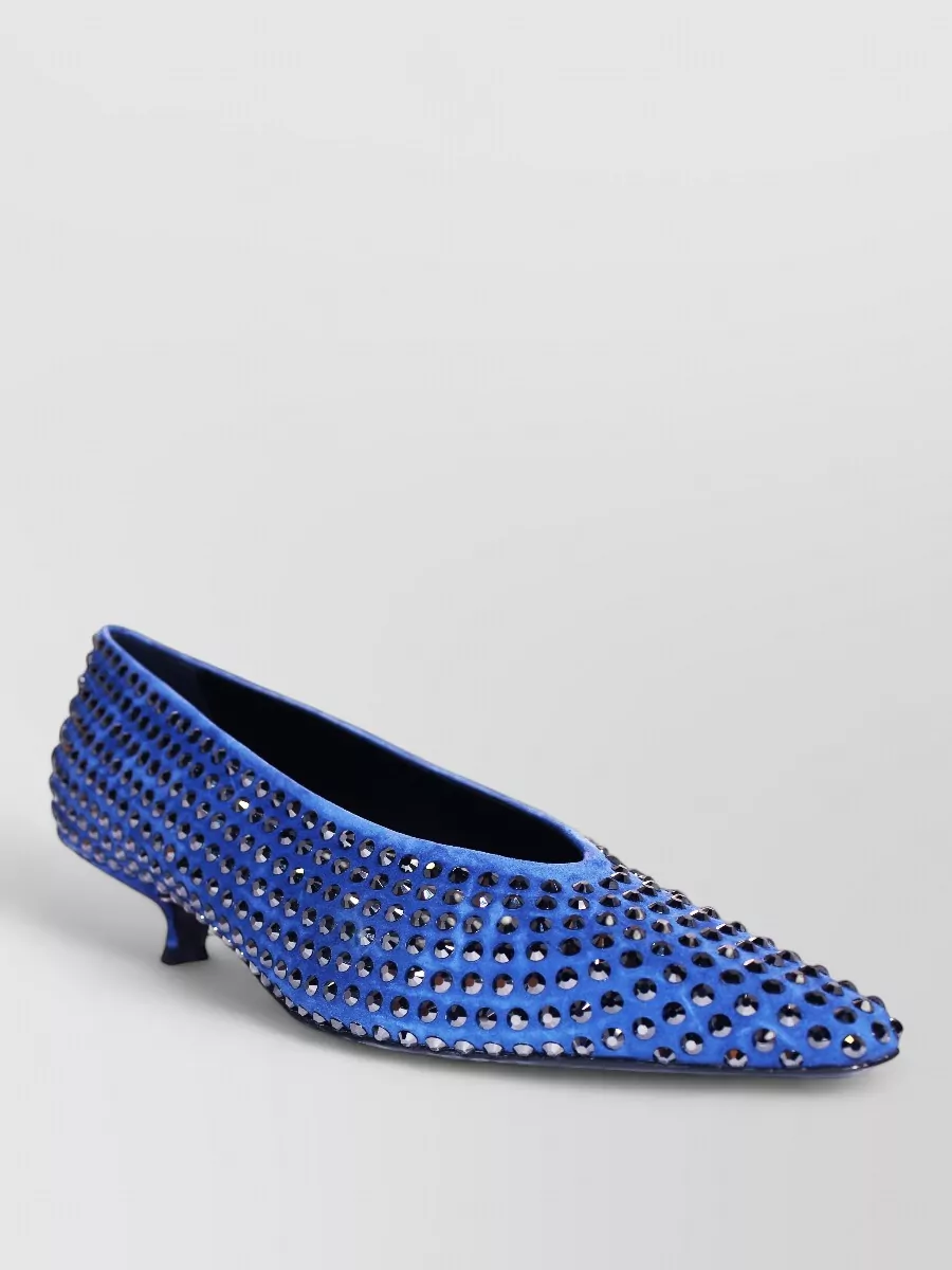 La Rose crystal embellished pumps