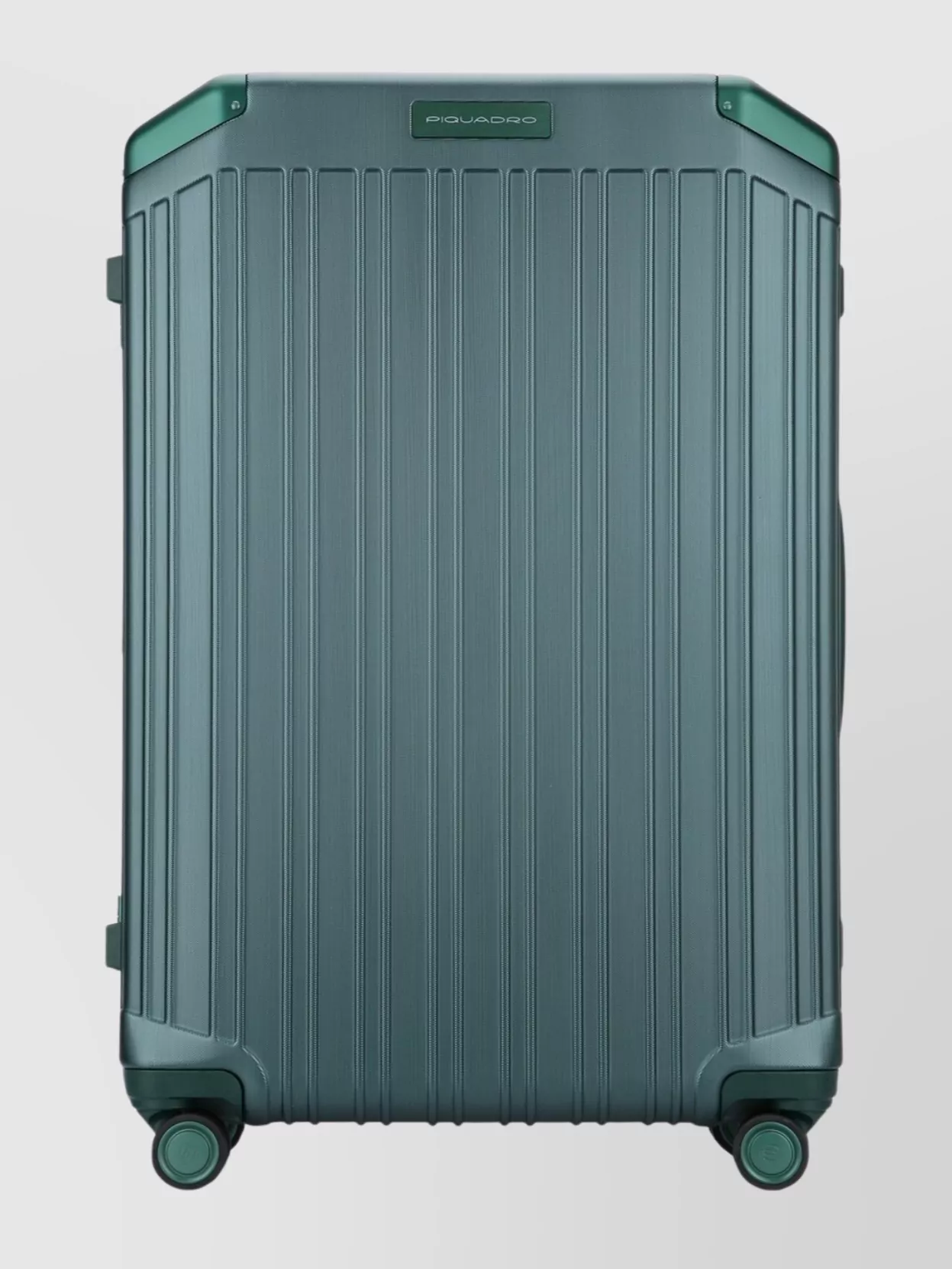 Piquadro Durable Travel Trolley Telescopic Handle In Green