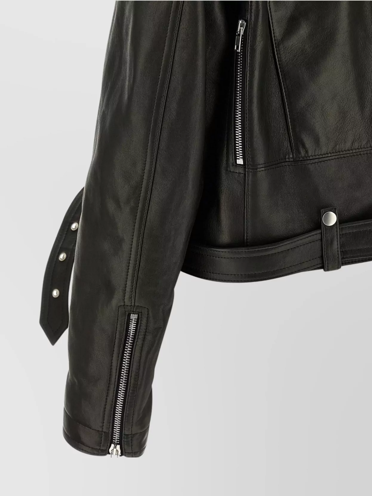 Rick Owens Jumbo Bauhaus Stooges Biker Jacket In Black