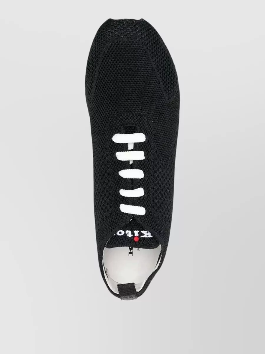 Kiton Leather Low-Top Sneakers