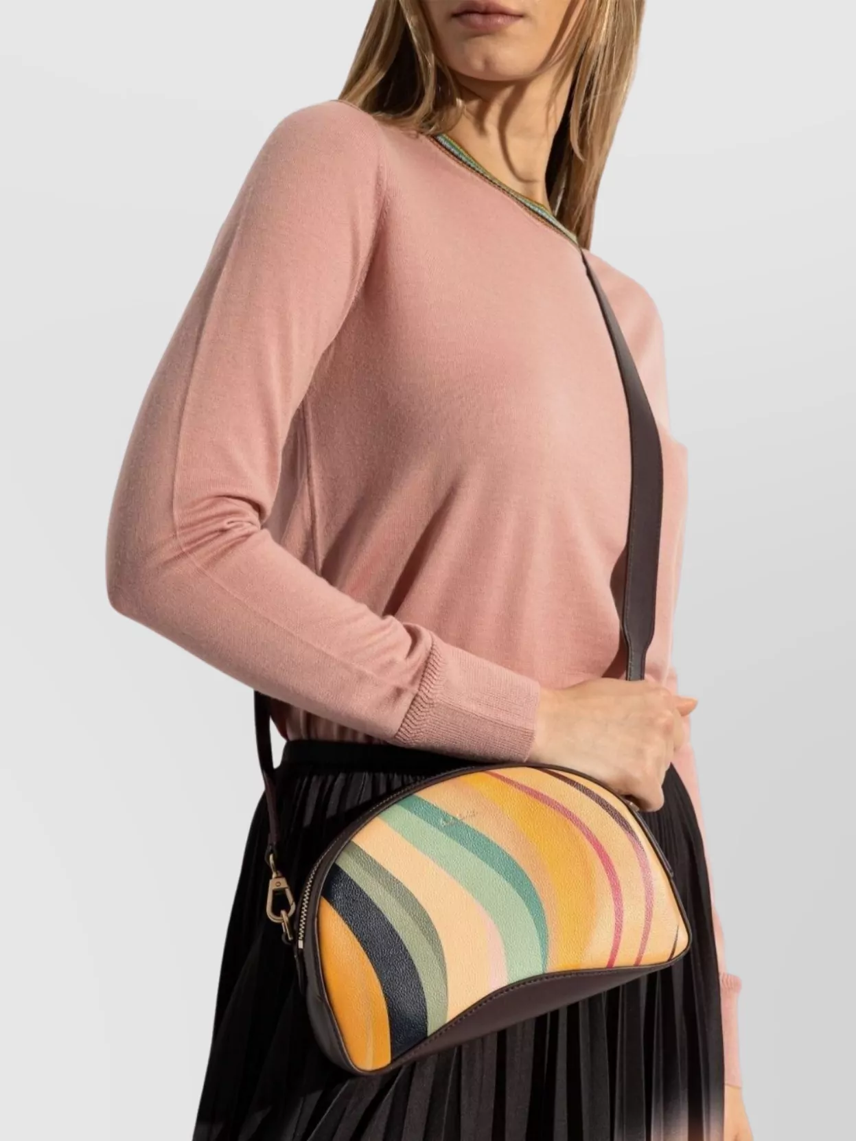 Paul Smith Swirl Leather Crossbody Bag