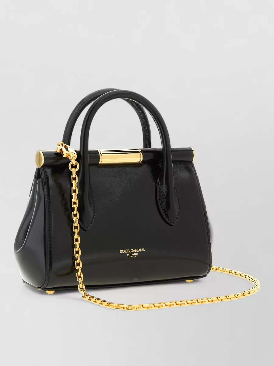 Dolce&Gabbana Marlene Mini Leather Shoulder Bag