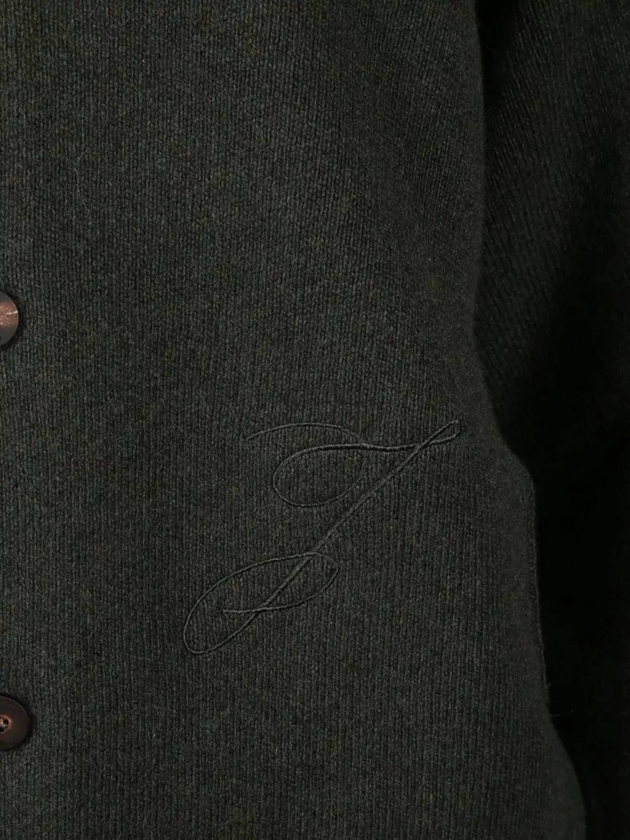 Jacquemus Embroidered Wool Cardigan Long Sleeves