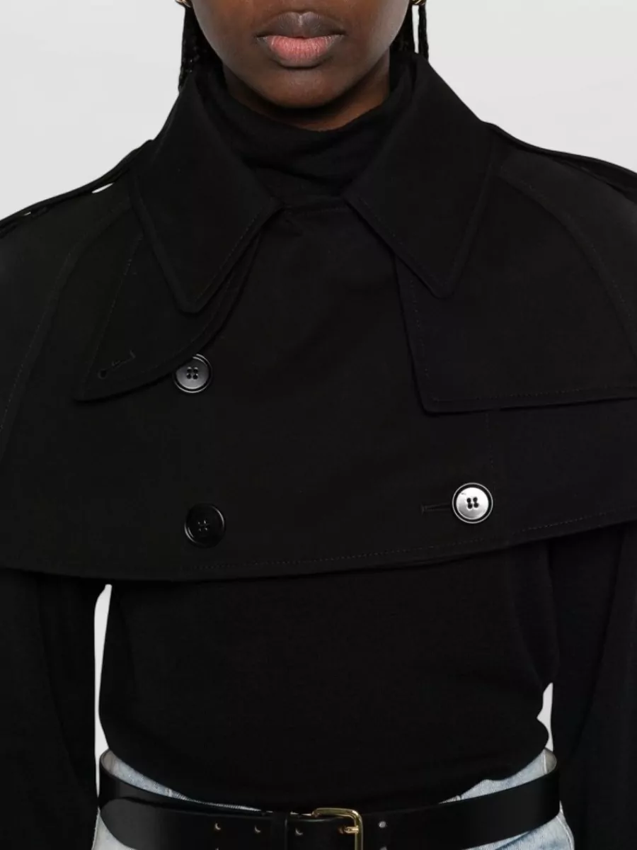 Burberry Cotton Short Trench Cape