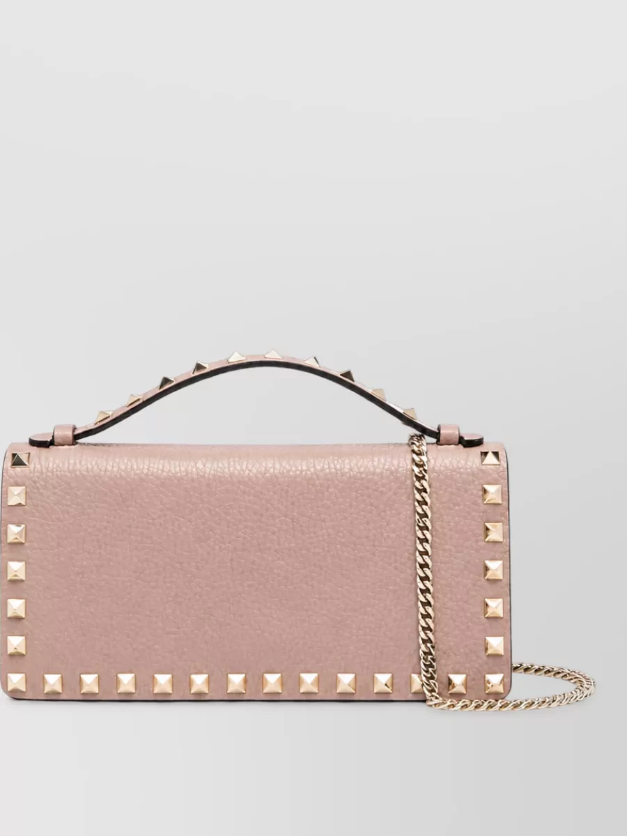 Valentino leather clutch bag