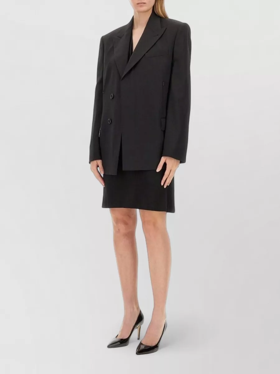 Helmut Lang virgin wool oversized blazer