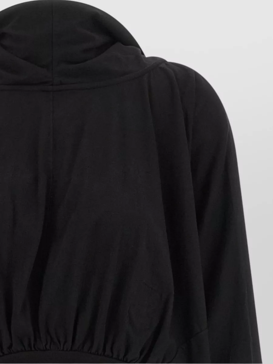 Rick Owens Drkshdw Cotton Cropped Hooded Jacket