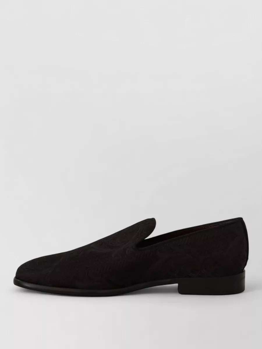 Dolce&Gabbana Silk Floral Brocade Slippers