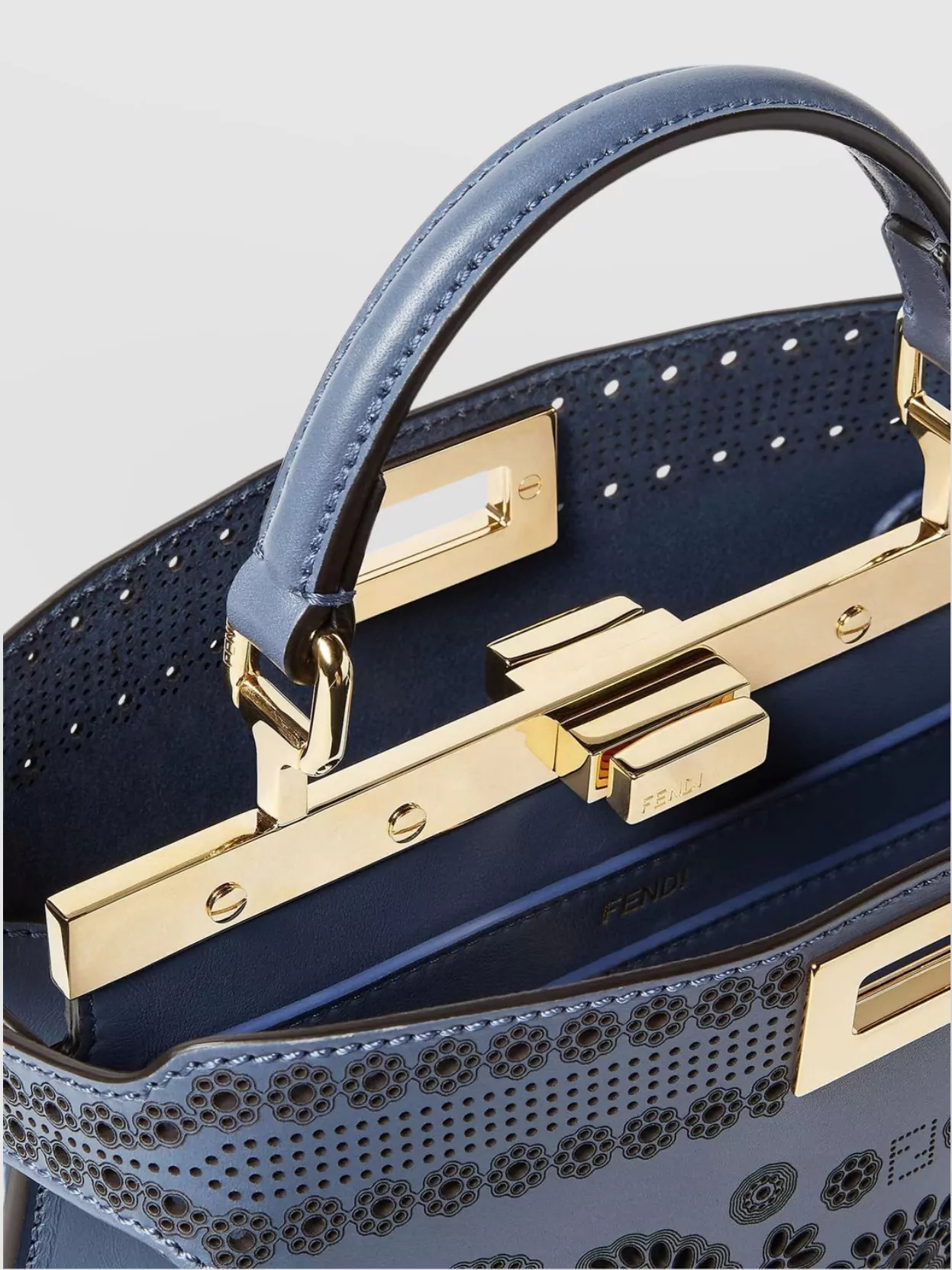 Fendi Peekaboo Cut-Out Handle Bag