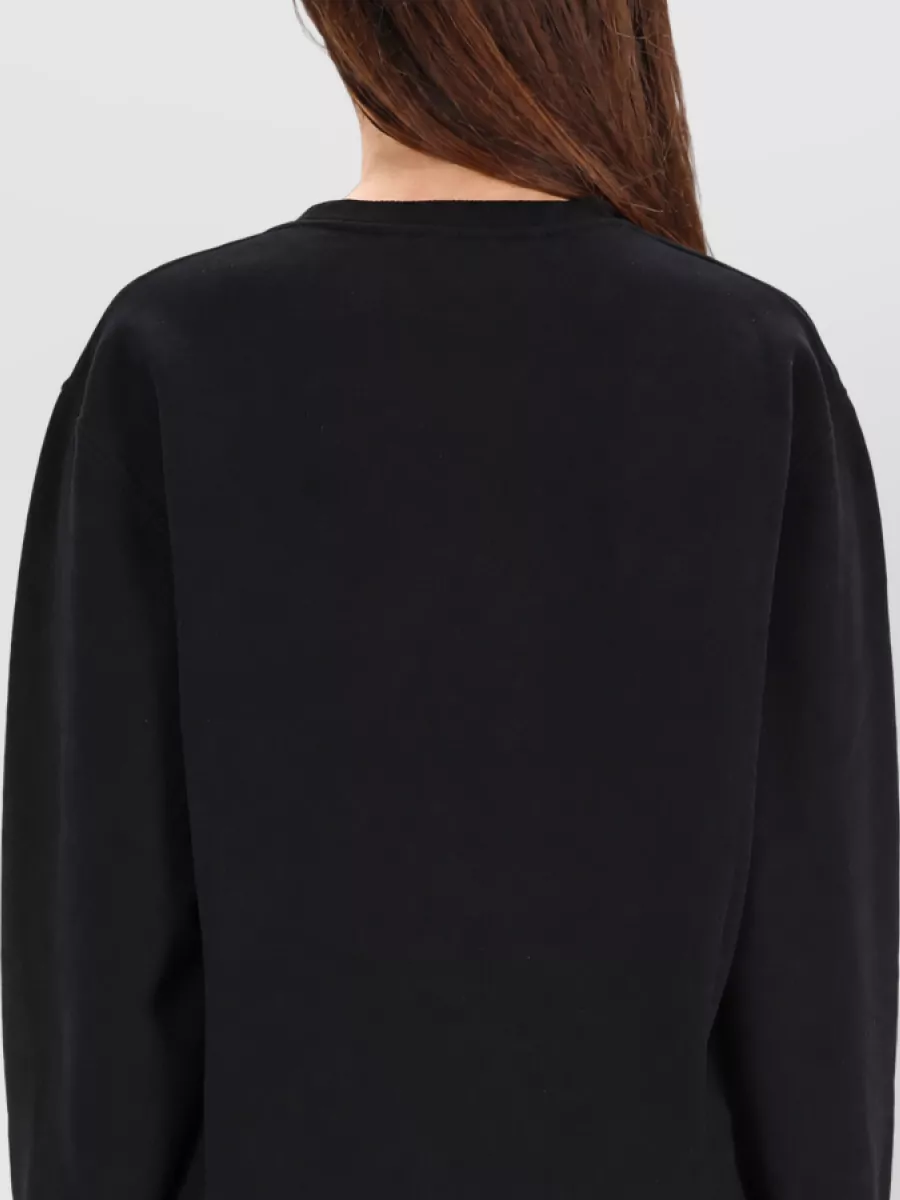 Saint Laurent Cassandre Logo Crew Neck Sweatshirt