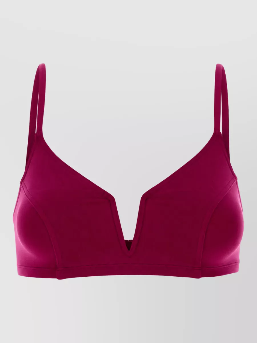 Eres stretch nylon bikini top