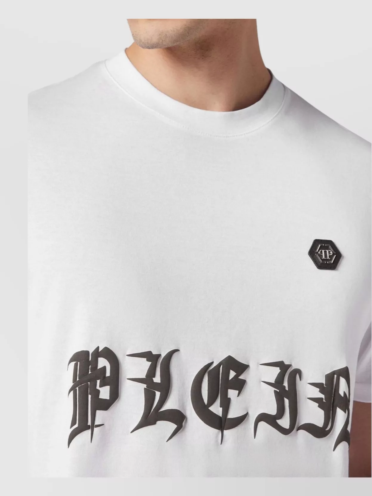 Philipp Plein Crew Neck Graphic Print Short Sleeves T-Shirt