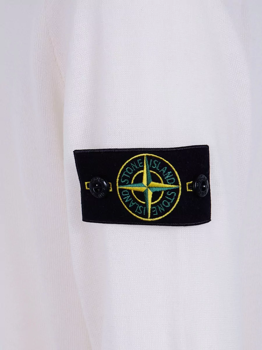 Stone Island Virgin Wool Crew-Neck Sweater