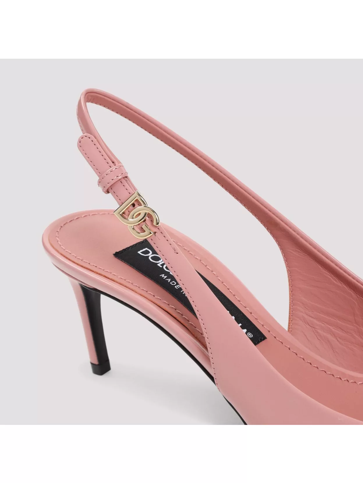 Dolce & Gabbana 70 Patent Leather Slingback Pumps