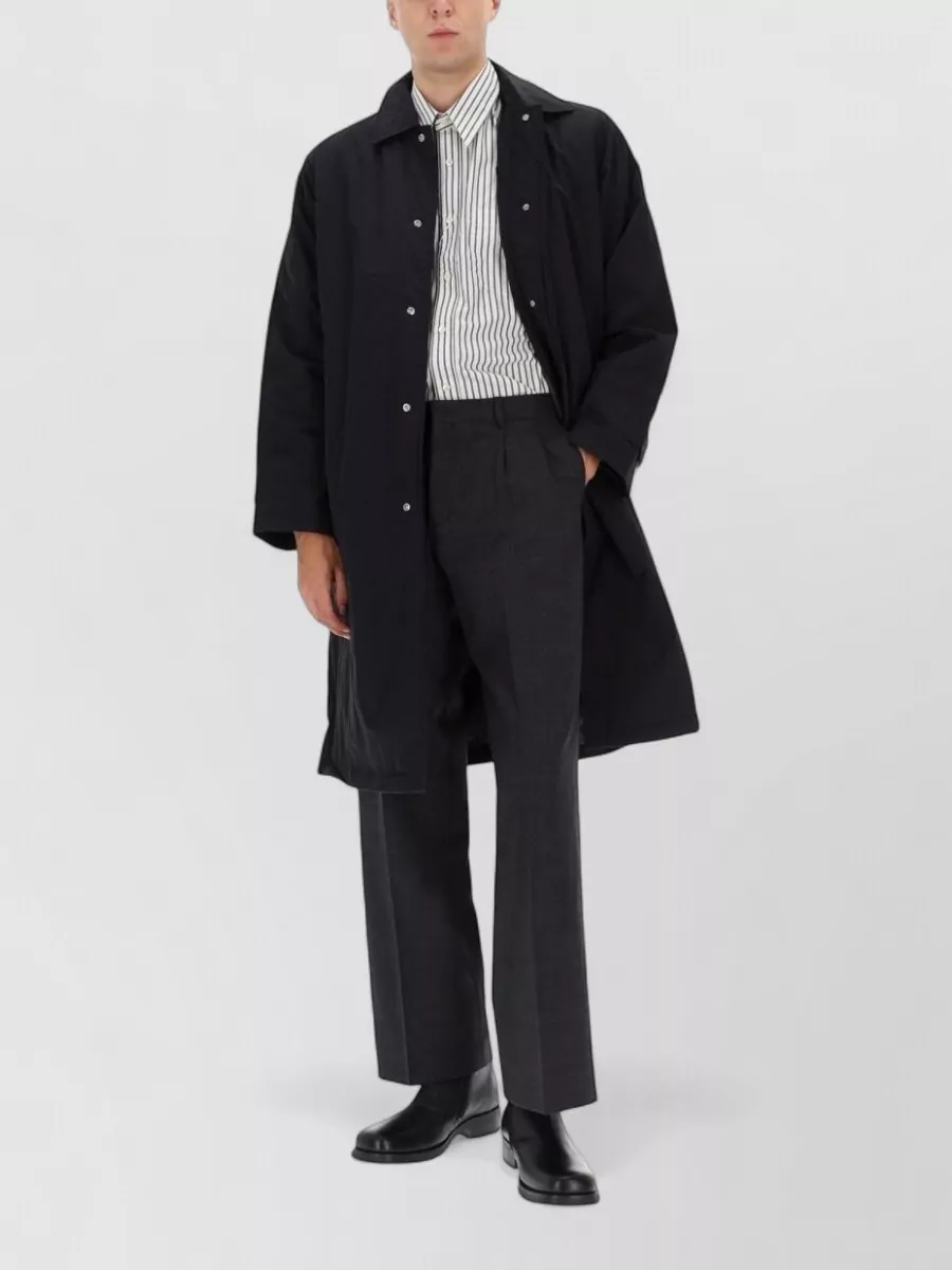Sunflower relaxed single-breasted coat