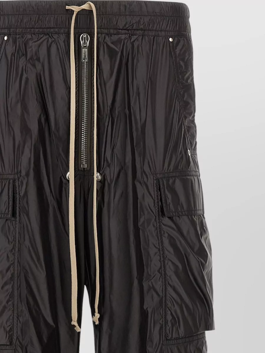 Rick Owens Cargobelas Trousers Elastic Waist Cargo Pockets