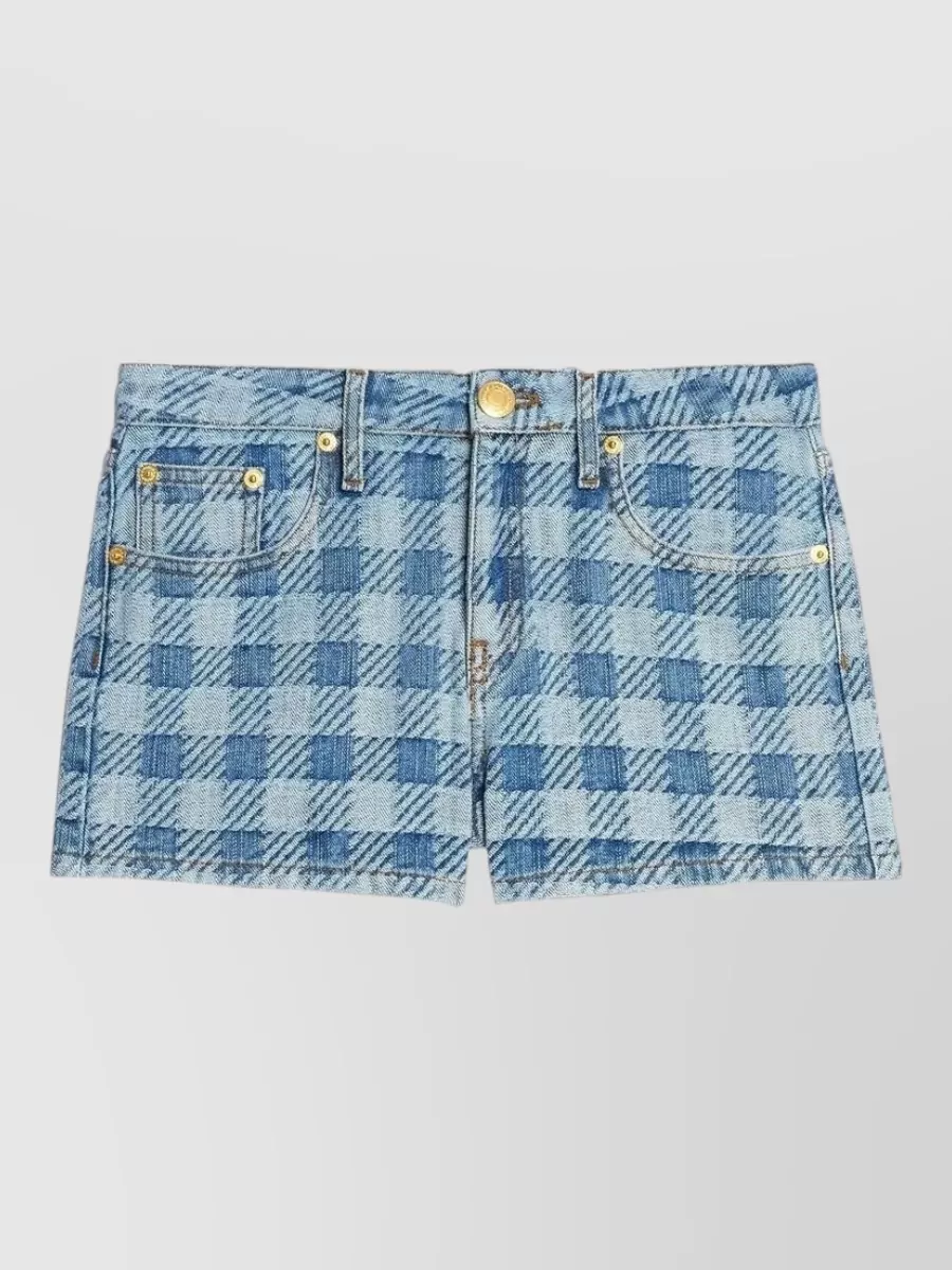 Ami Paris Denim cropped shorts