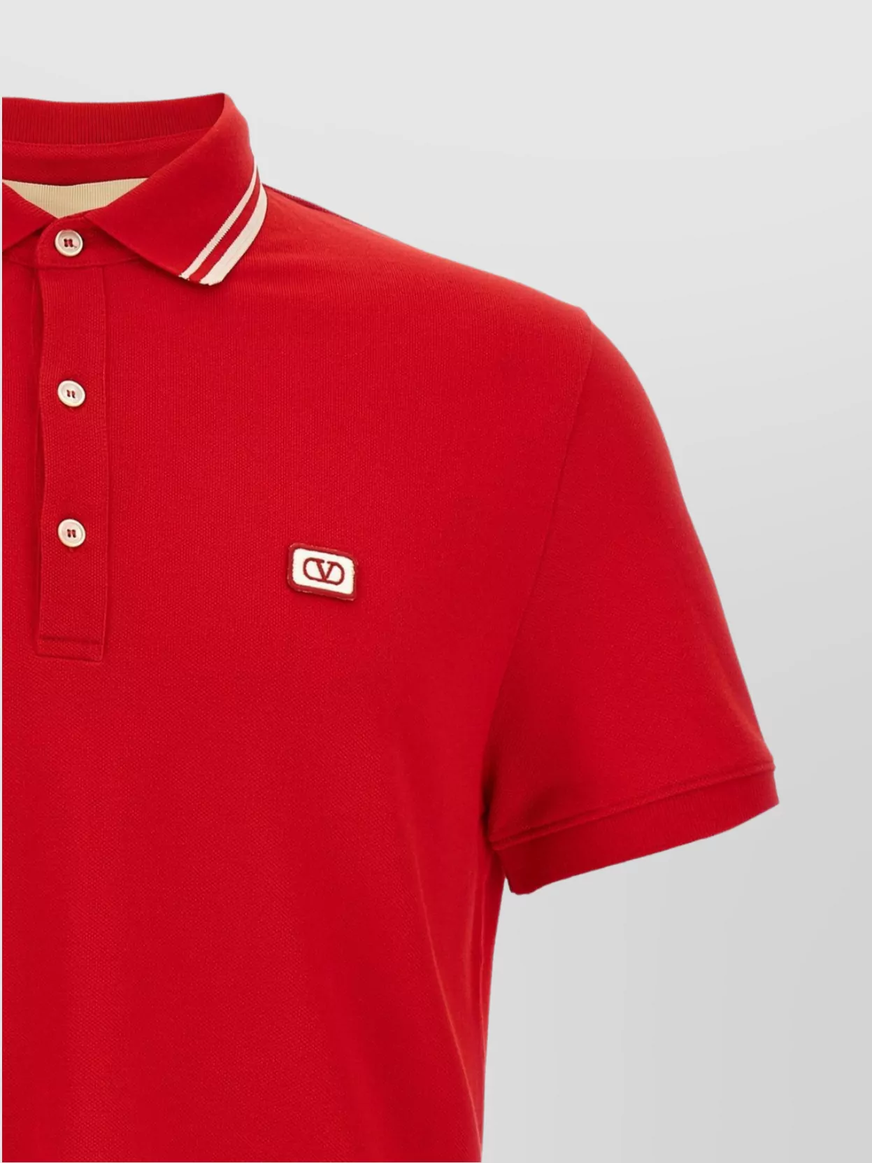 Valentino Garavani Embroidered Polo Shirt 'Vg'