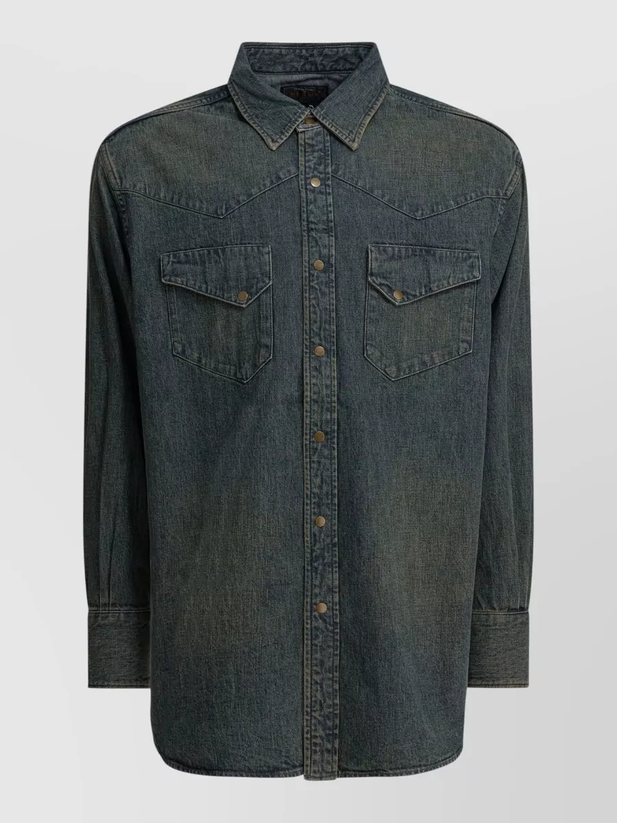 Beams Plus denim western shirt