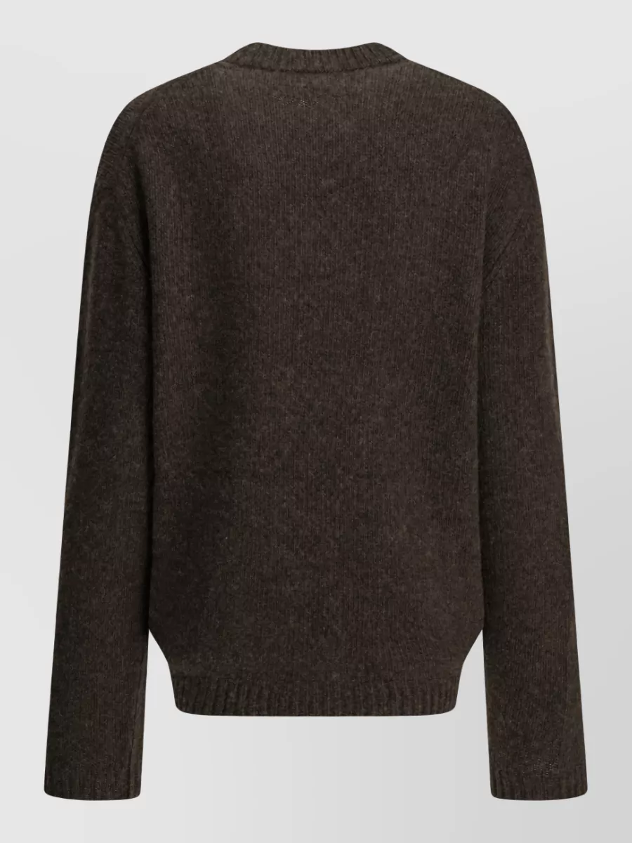 Maison Kitsuné Crew-Neck Wool Jumper