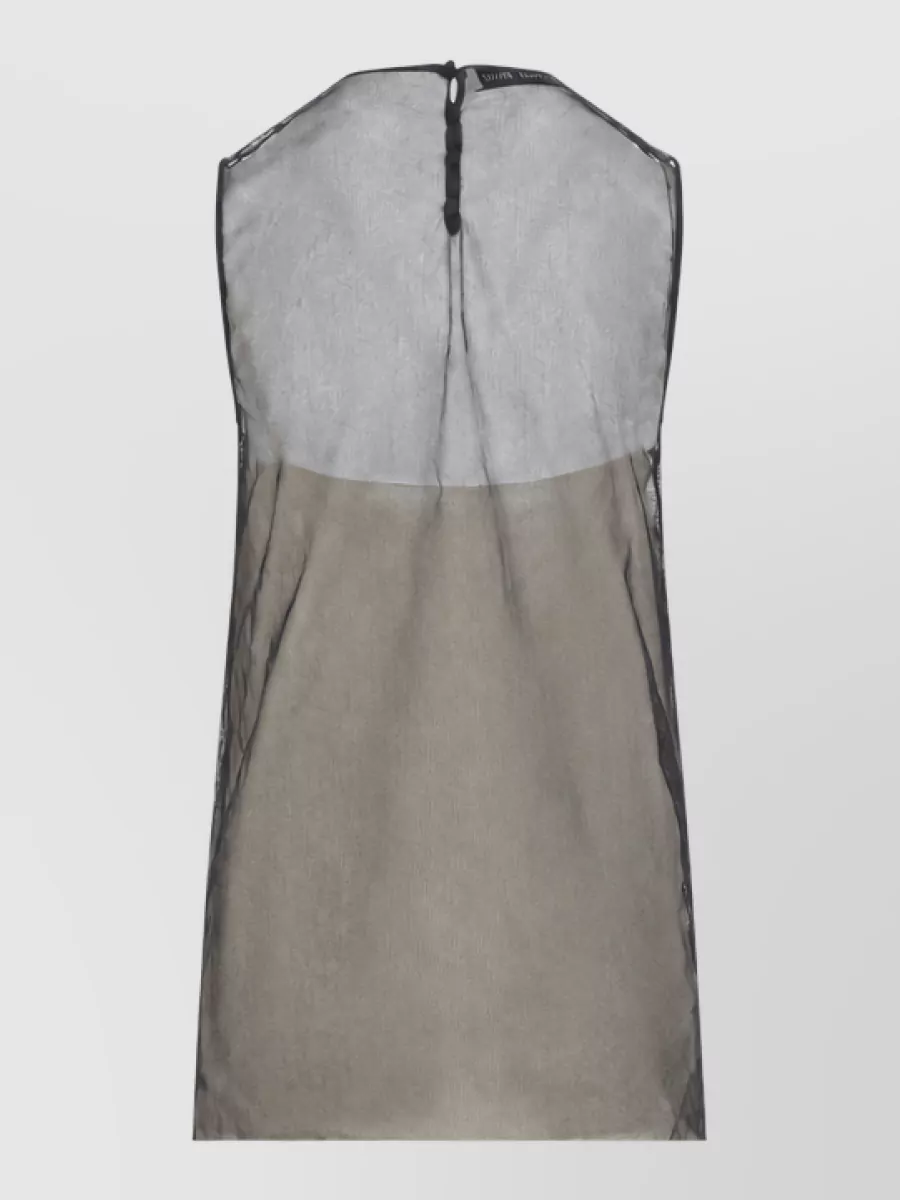 Miu Miu Cotton Sleeveless Mini Dress