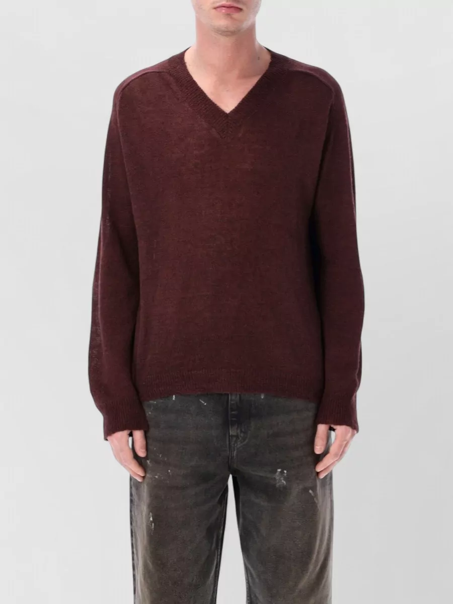 Our Legacy Linen v-neck sweater