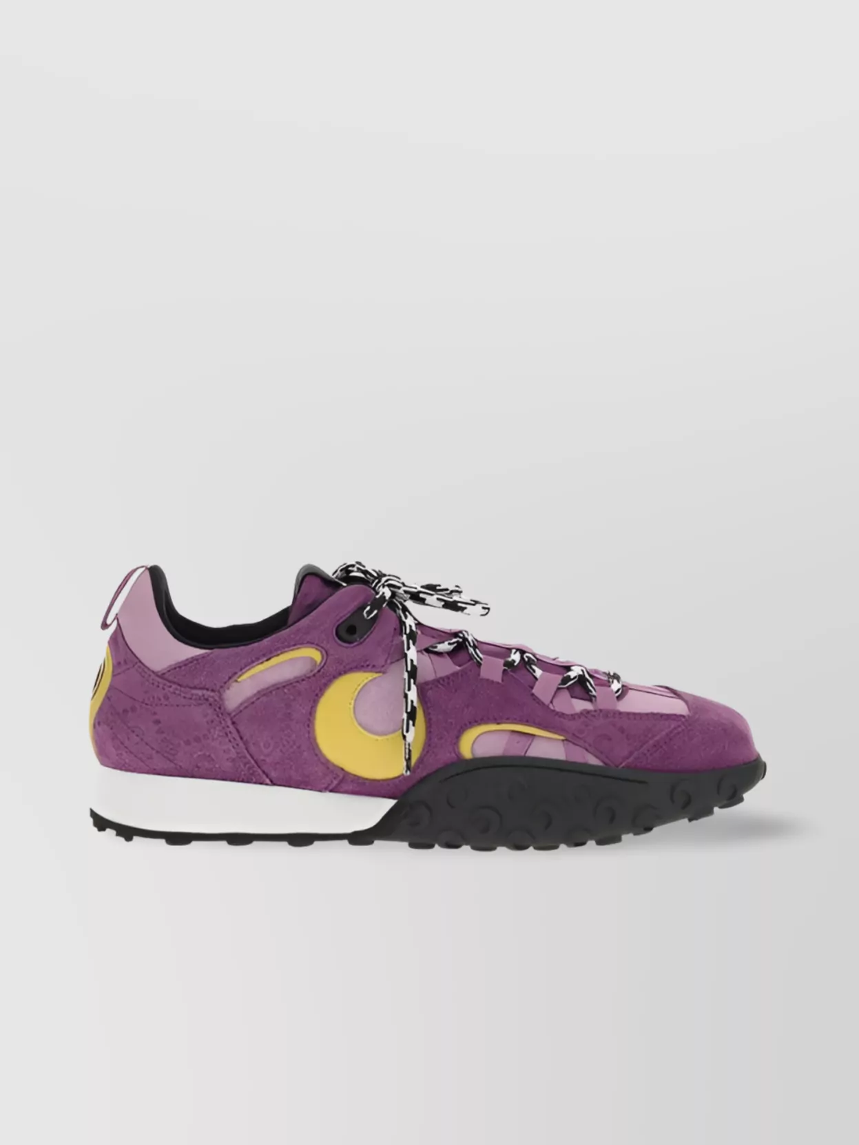 Shop Marine Serre Rise Ii Suede Leather Sneakers