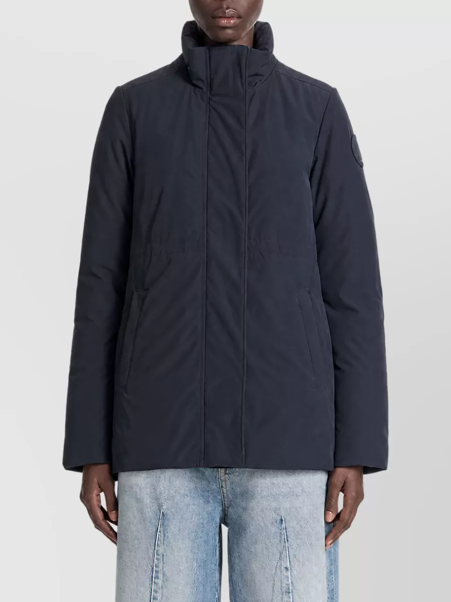 Canada Goose High-neck fitted parka coat