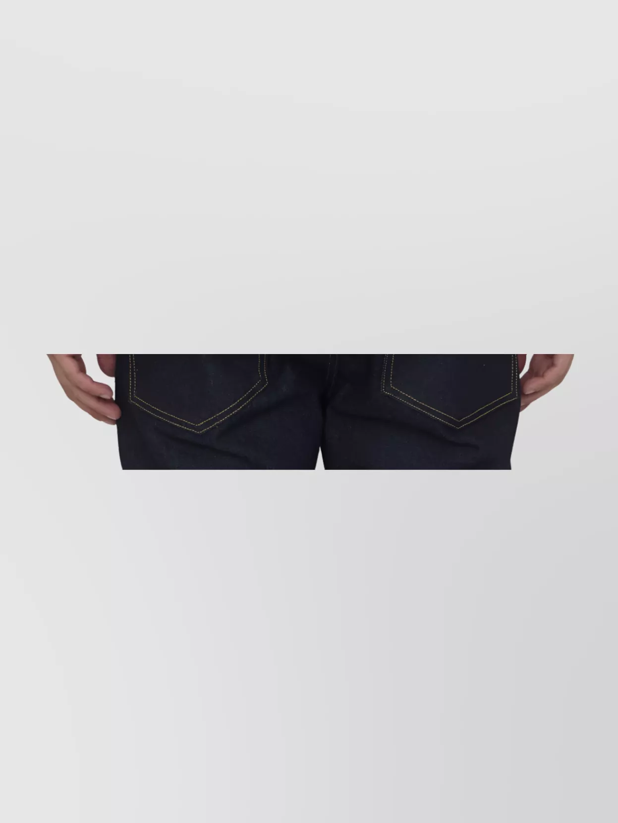 Golden Goose Marsha Denim Twill Jacket With Shearling Collar