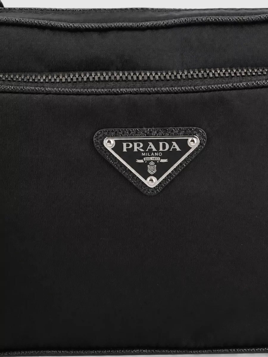 Prada leather shoulder bag