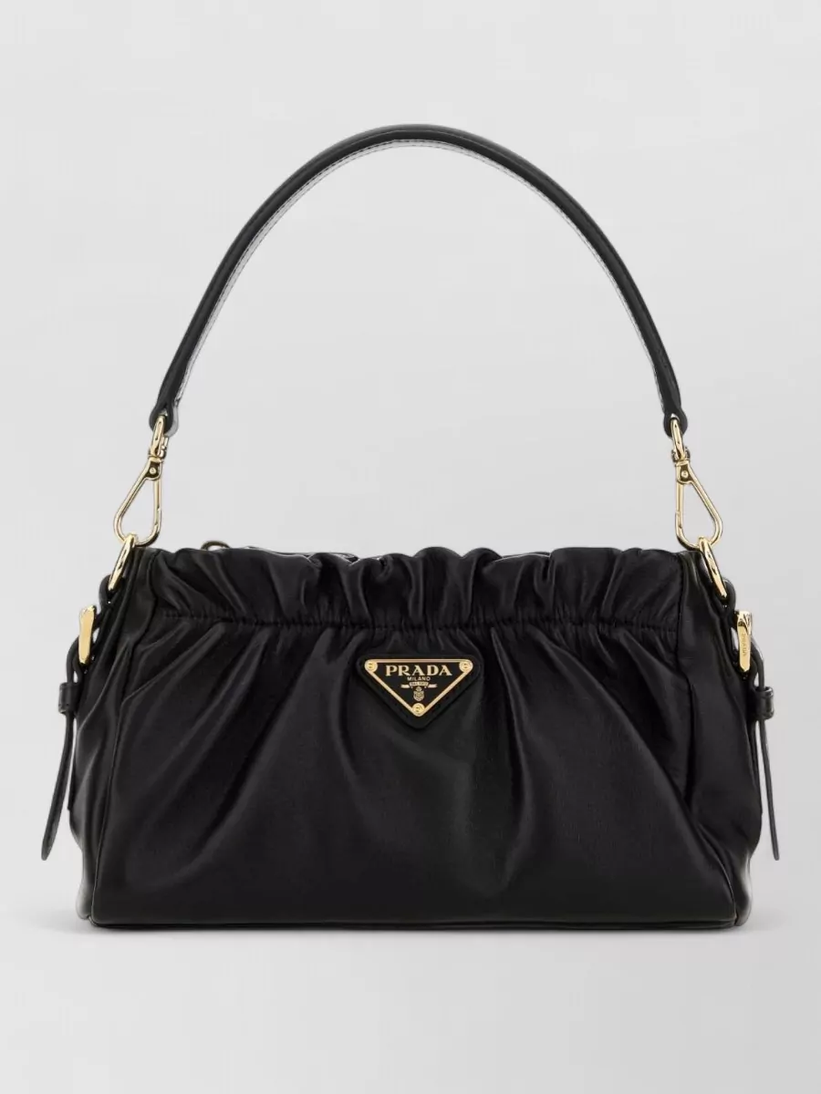 Prada Curled nappa leather shoulder bag