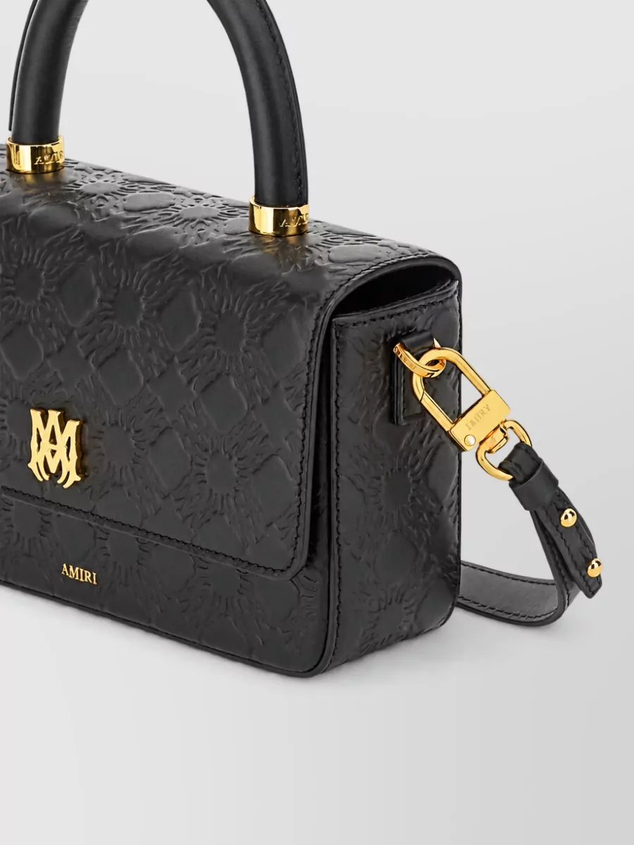 Amiri Leather Micro Tote Bag
