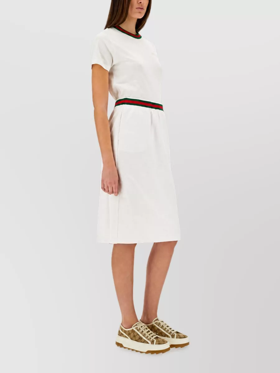 Gucci Cotton High-Rise Skirt